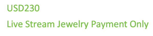USD230 Live Stream Jewelry Payment Only