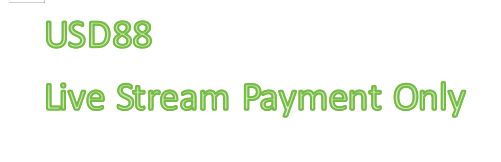 USD88  Live Stream Payment Only